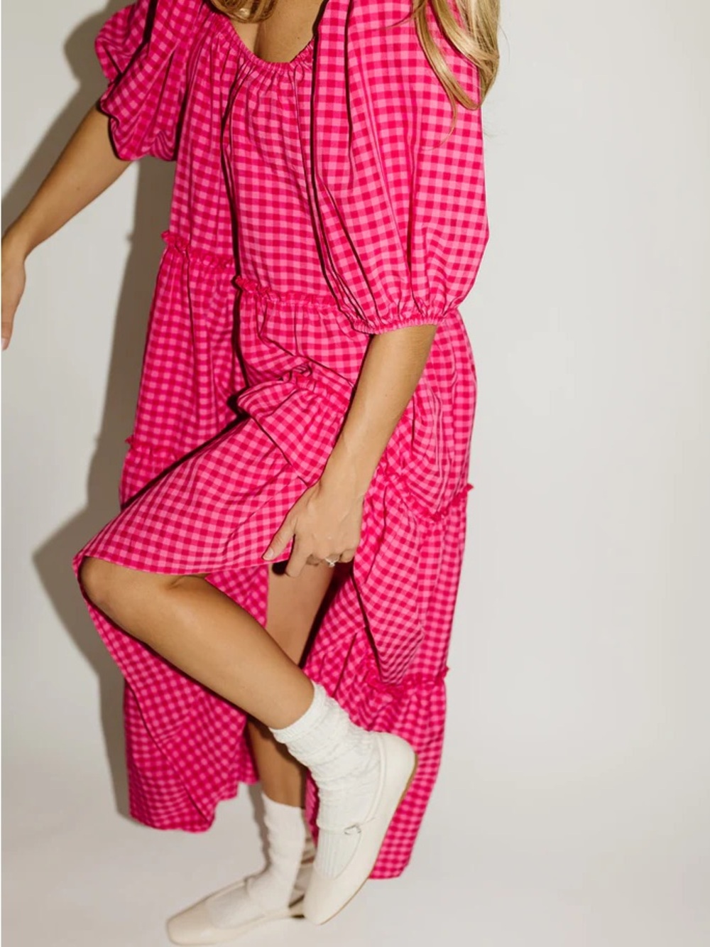 DayMaker Dress PINK GINGHAM *ZOCO EXCLUSIVE* - Picture 7 of 12